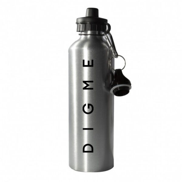 DigmeFitness  - 750ml Silver Water Bottle Thumbnail